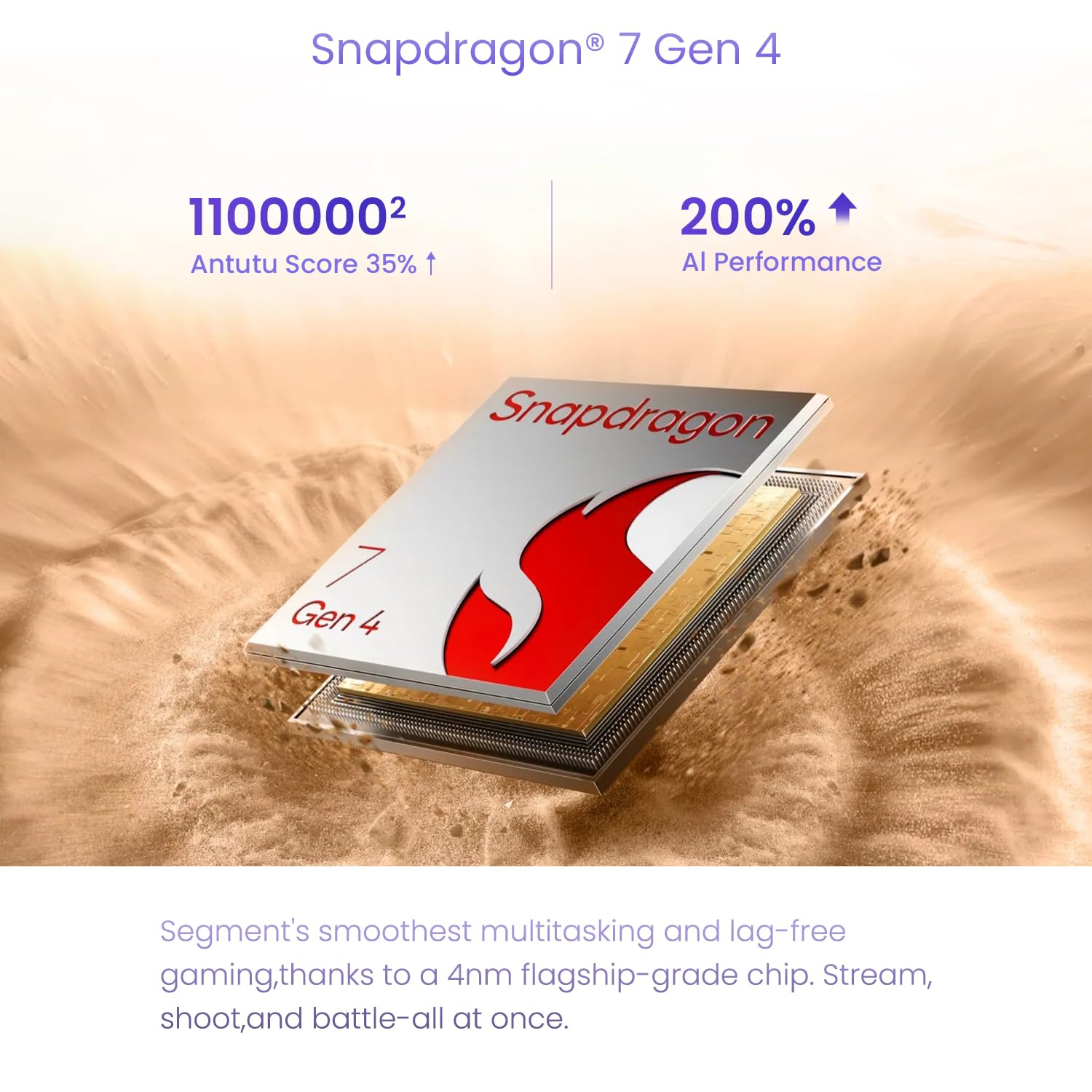 realme 15 Pro 5G (Silk Purple, 8GB RAM, 256GB Storage) - Certified Refurbished | Snapdragon 7 Gen 4 | 7000mAh Battery | IP69 Waterproof - Image 3