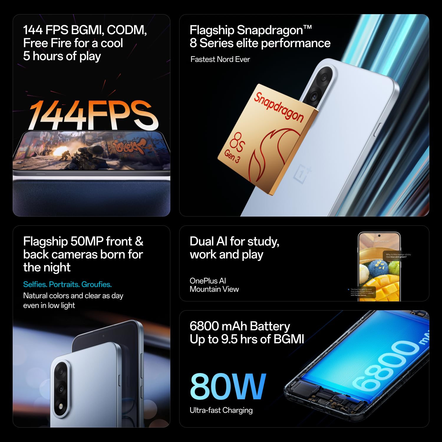 OnePlus Nord 5 5G (Marble Sands, 8GB RAM, 256GB Storage) - Certified Refurbished | Snapdragon 8s Gen 3 | 144FPS Pro Gaming - Image 3