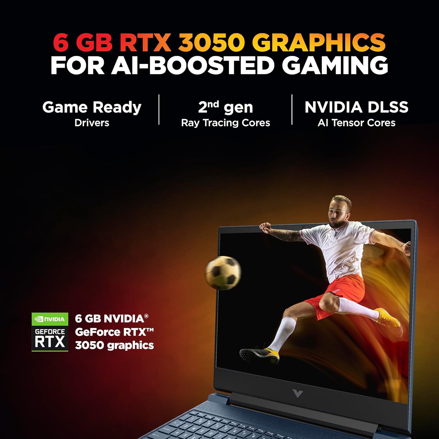 HP Victus Gaming Laptop (Mica Silver, 16GB DDR5, 512GB SSD) - Certified Refurbished | AMD Ryzen 5 8645HS | RTX 3050 6GB Graphics - Image 4