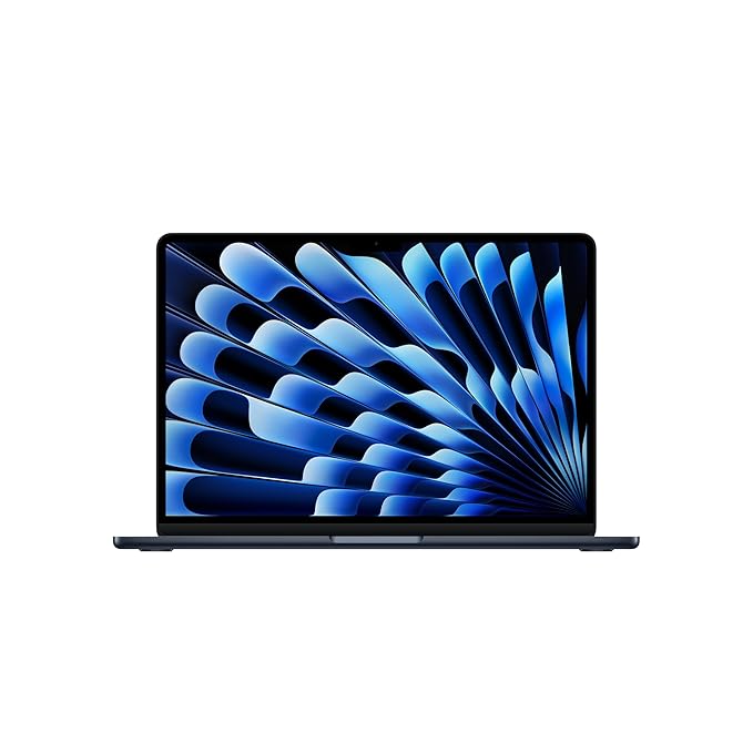 Apple 2025 MacBook Air (13-inch): M4 Chip with 10-core CPU, 16GB Unified Memory, 256GB SSD - Midnight