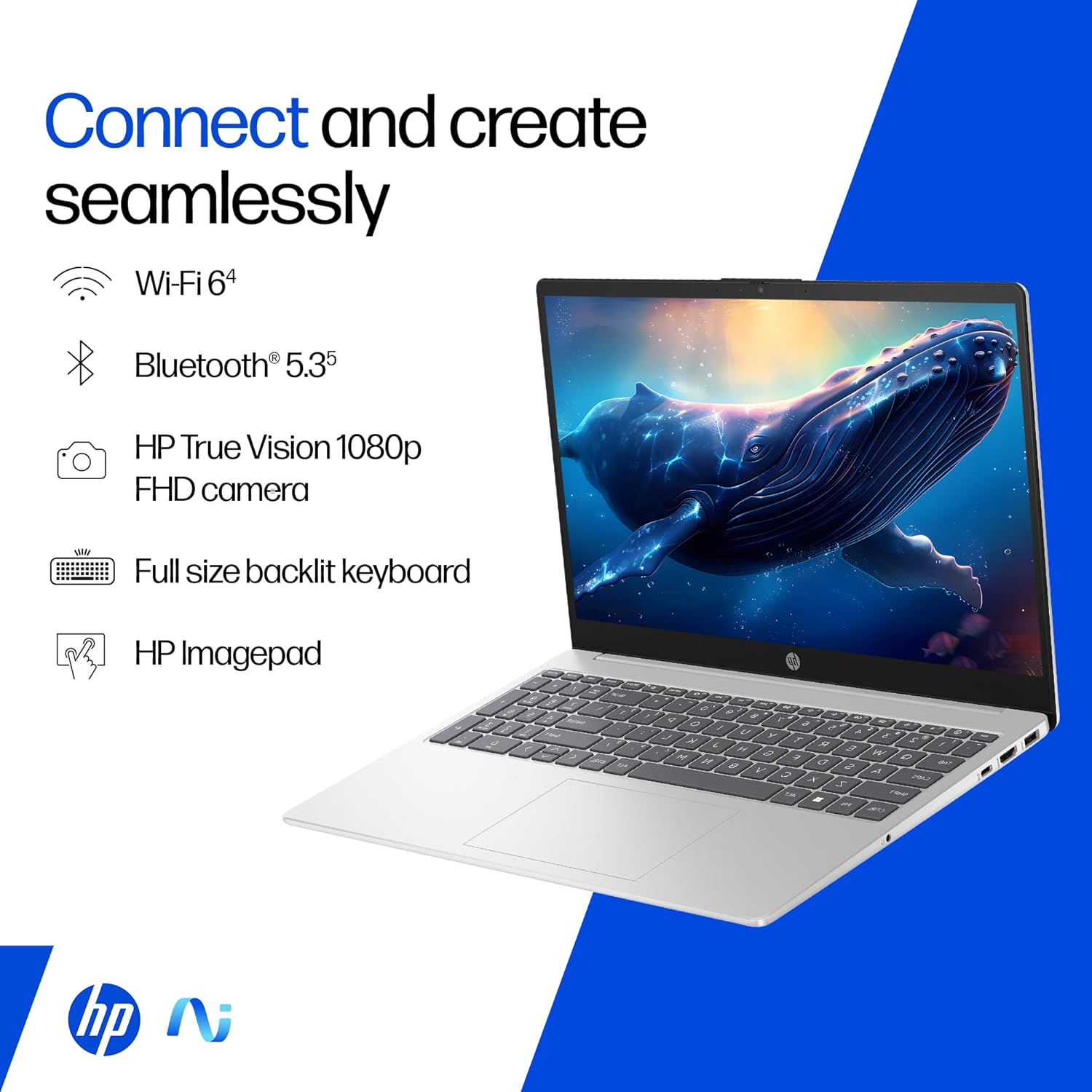 HP 15 AI Laptop (fd1354TU) - Certified Refurbished | Intel Core Ultra 5 125H | 16GB DDR5 | 1TB SSD | Intel Arc Graphics - Image 4